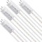 Luxrite T8 LED Tube Light Bulbs 13W (32W Equivalent) 1900LM 3000K Soft White Type A+B G13 Base 4-Pack LR34195-4PK - alternate 1